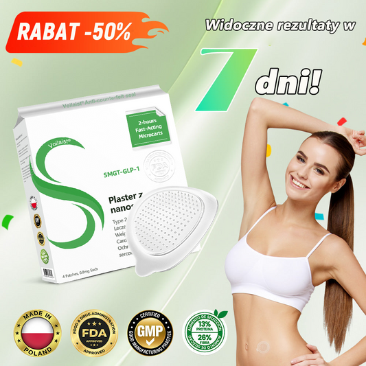 𝑽𝒐𝒊𝒍𝒂𝒊𝒔𝒕® 𝑺𝑴𝑮𝑻-𝑮𝑳𝑷-𝟏 Nano Microneedle Patch🍃Bezbolesny, długotrwały, zwalczający cukrzycę, otyłość i choroby układu krążenia