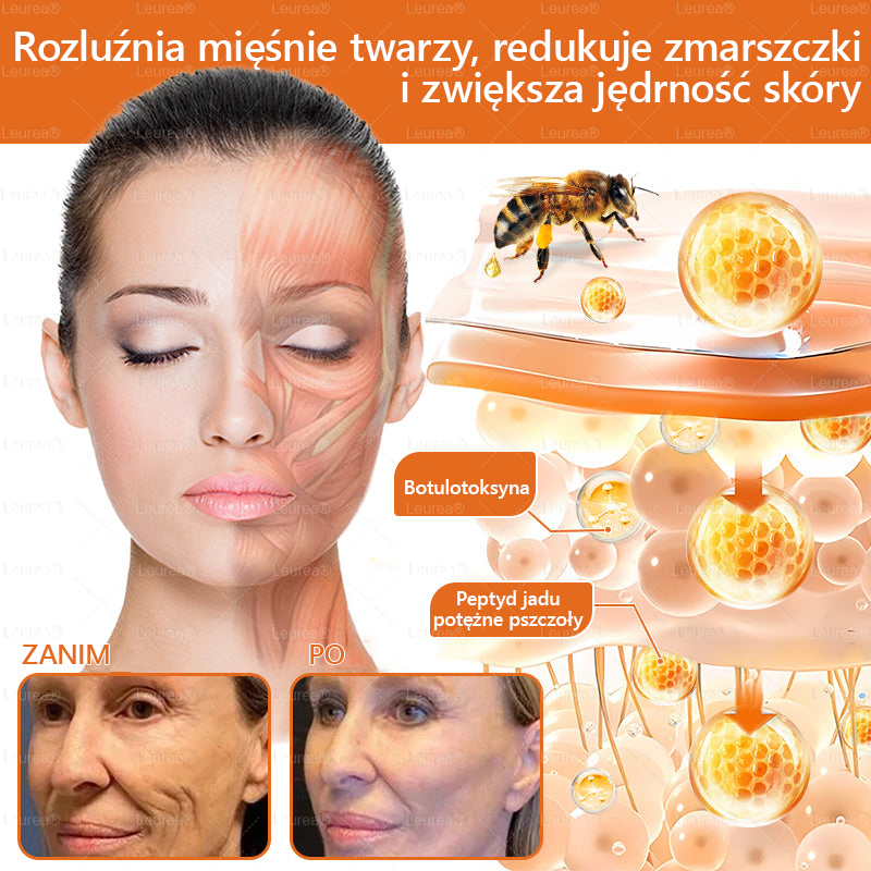 ✨Leurea® Krem Regenerujący z Jadem Pszczelim - Naturalna regeneracja skóry, wygładzenie zmarszczek i promienna cera-50 ml