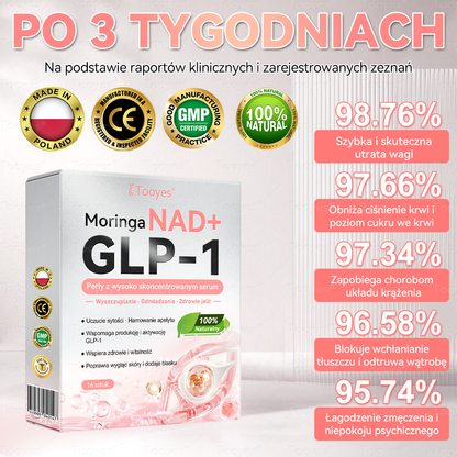 ⚡Oficjalny Autoryzowany Sklep – Tooyes® GLP-1 Perły z wysoko skoncentrowanym serum – NAD+, Moringa i HCA — skuteczna formuła dla Twojego ciała i zdrowia. Stworzone przez specjalistów, którym możesz zaufać.