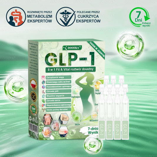 𝑫𝑶𝑶𝑬𝑲𝑨® GLP-1 8 w 1 Fit & Vital roztwór doustny | 🌟 Raz dziennie, widoczne zmiany w ciągu 7 dni / W przypadku otyłości, zdrowia serca i układu krążenia, cukrzycy, bezdechu sennego, zdrowia jelit, problemów ze stawami i wielu innych
